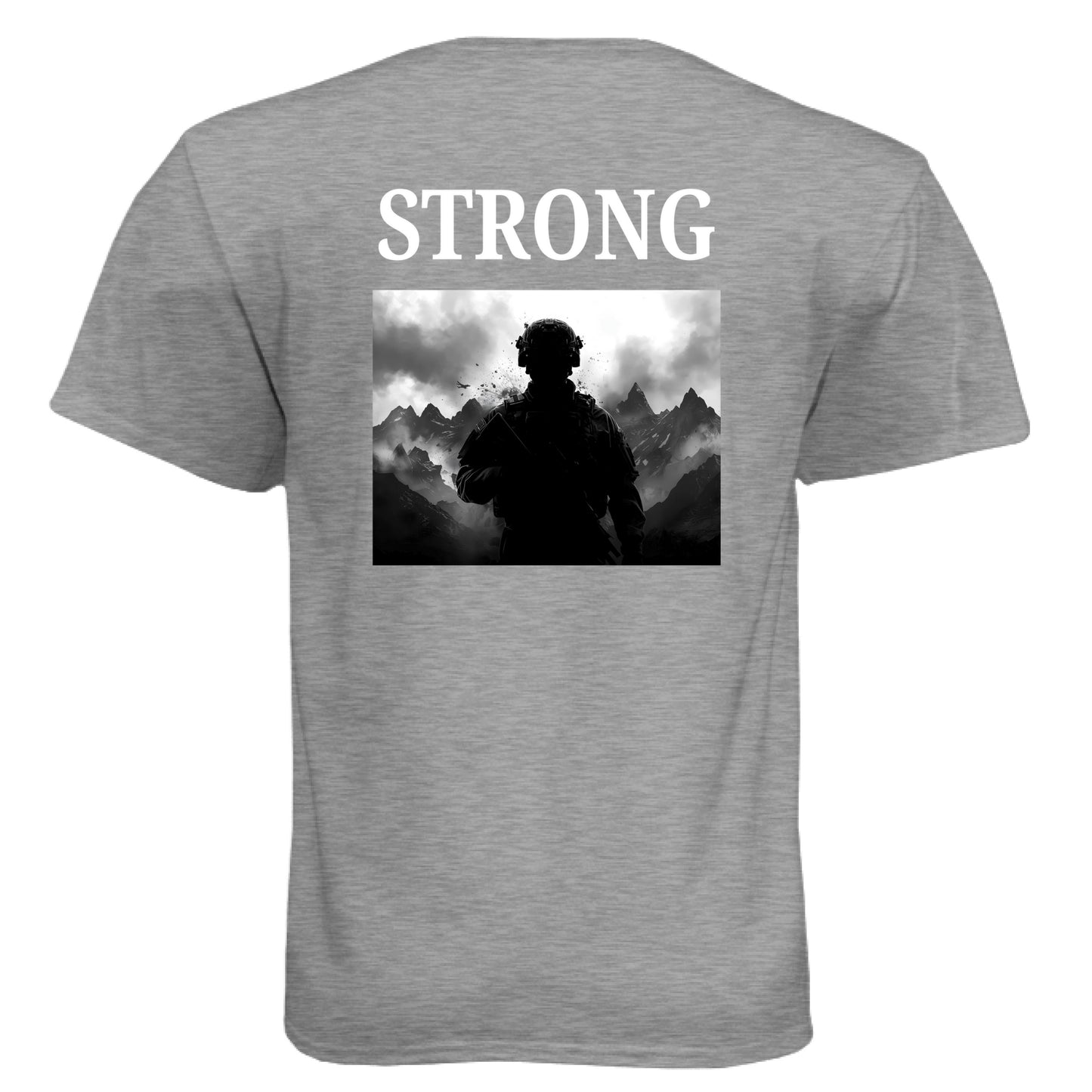 Dark Heather Grey (60/40) - BACK