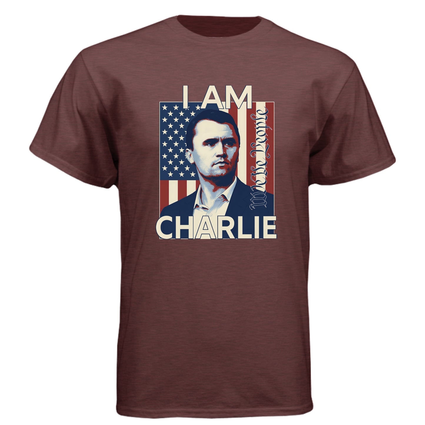 Heather Maroon - FRONT