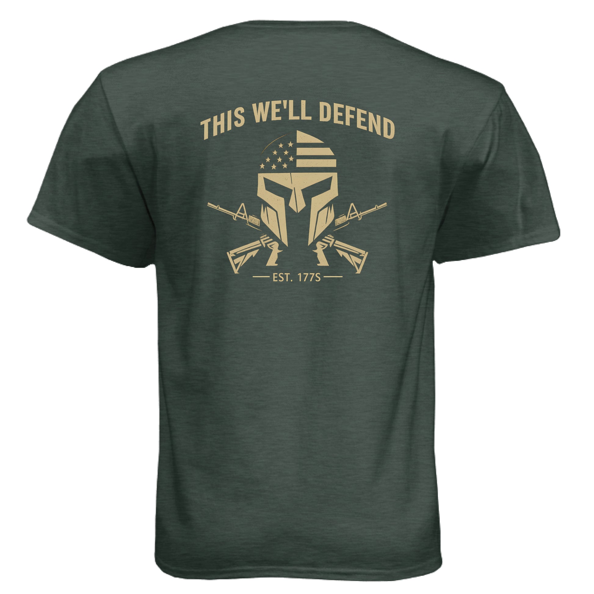 Heather Forest Green - BACK